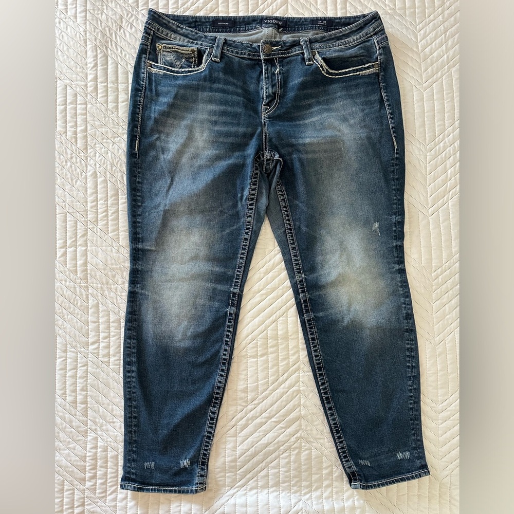 Vigoss plus size denim jeans 20 women’s, length 29. Boyfriend cut.